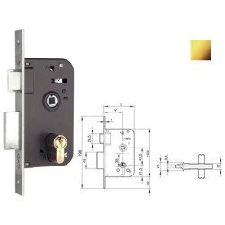 CERRADURA YALE  600 70X40 HL