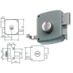 CERRADURA MCM 2525 MPR 80 D