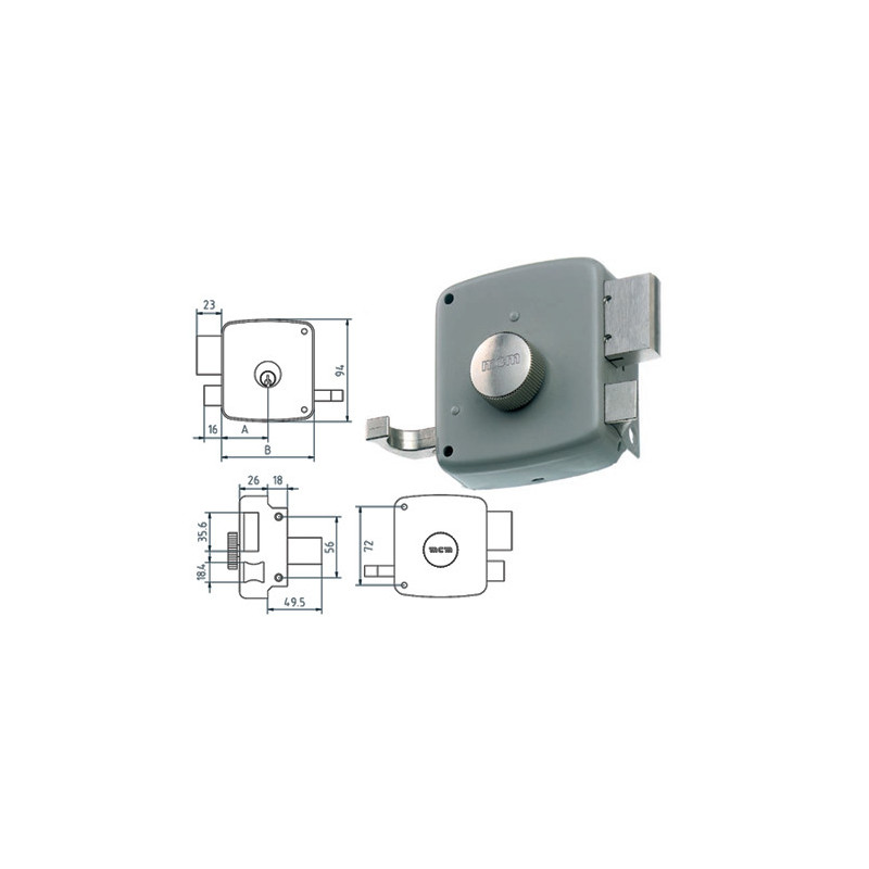 CERRADURA MCM 2525 MPR 80 D