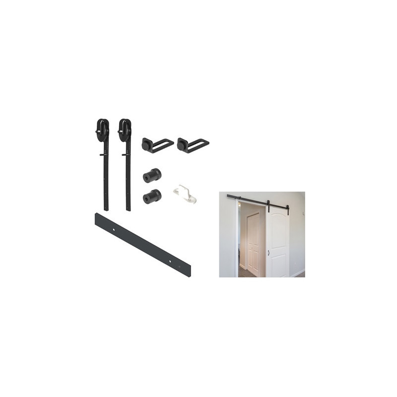 JUEGO HERRAJES GRANERO NEGRO 45X8-3MT KG345N
