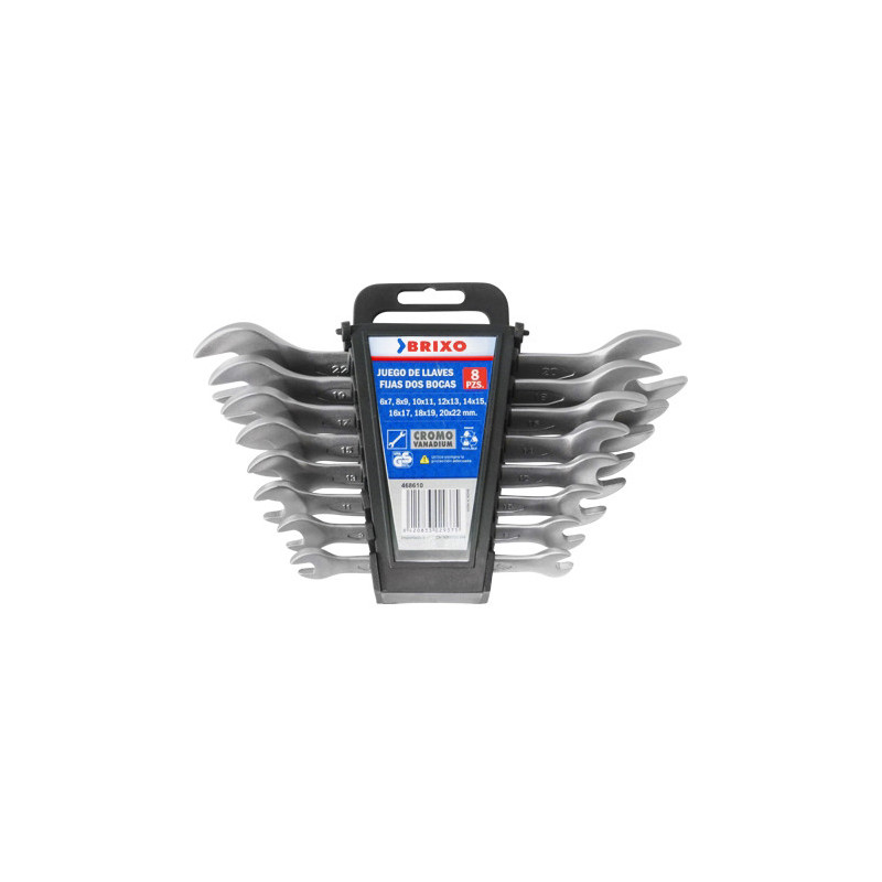 LLAVE FIJA BRIXO JUEGO 8 PIEZAS 6-22  468610