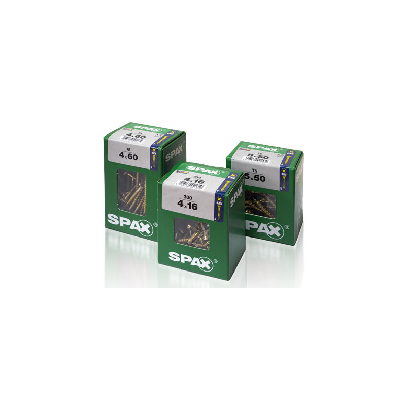 TIRAFONDO WIROX T40 8  X300 SPAX CAJA 50U