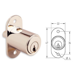 CERRADURA AGA 147 CROMO