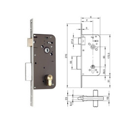 CERRADURA YALE 800-70 HN