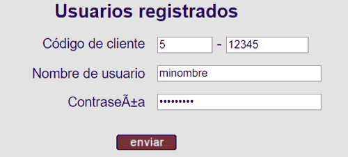 Ejemplo login viejo